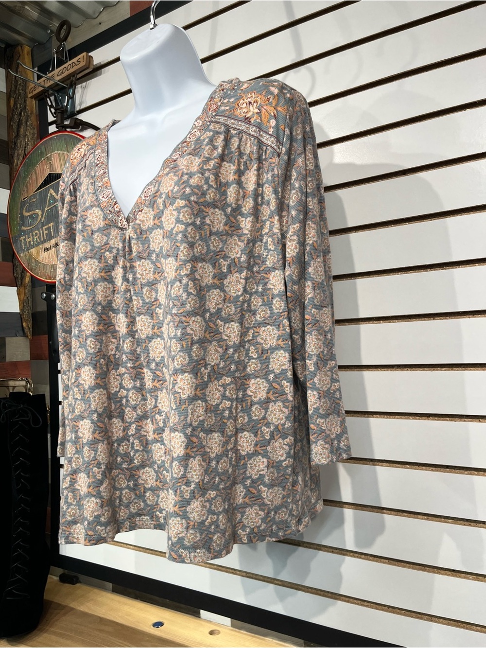 Lucky Brand blouse size 1X - Picture 3 of 8